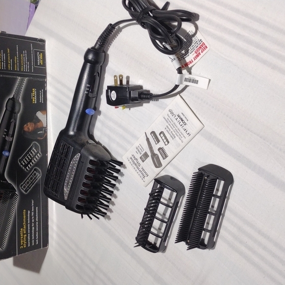 Infinity PRO CONAIR 1875 WATT 3 IN 1 TOURMALINE IONIC STYLER EUC USED 1 TIME! main image 8